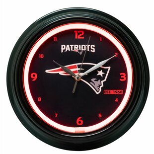 New England Patriots NFL LED 10" Wall Clock