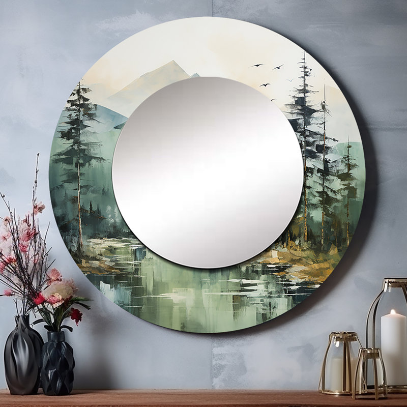 Miroir mural Bold Landscape Canada Emerald Wilderness I - Canada, 23 po x 23 po