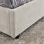 Lit plateforme tapissier avec rangement et tête de lit hydraulique en tissu chenille