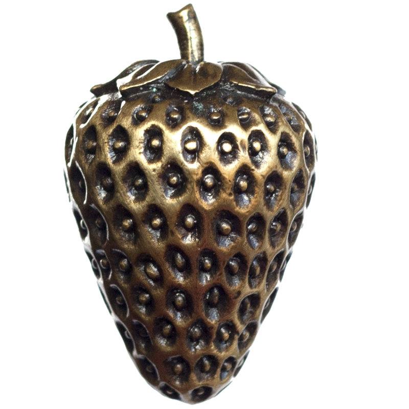 Poignée fantaisie 1 3/4" fraise, Laiton