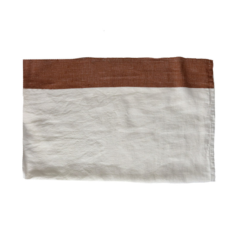 Nappe en lin Indian Summer, Blanc