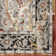 Rectangle Moroccan Machine Woven Polypropylene Area Rug in Orange/Grey/Black