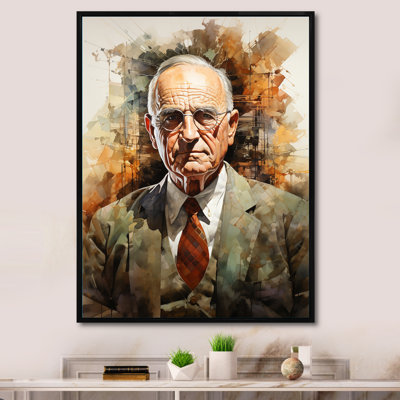 Président Harry S. Truman - président / art mural sur toile politique
