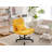 Modern Home Office Chair, Computer Desk Chair with Linen Fabric-675349711