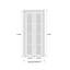 Portes coulissantes pliantes pour garde-robe | Ego 5010 | Ensemble de quincaillerie pour moulures robustes | Portes de garde-robe de chambre en bois massif-99700548-99700549