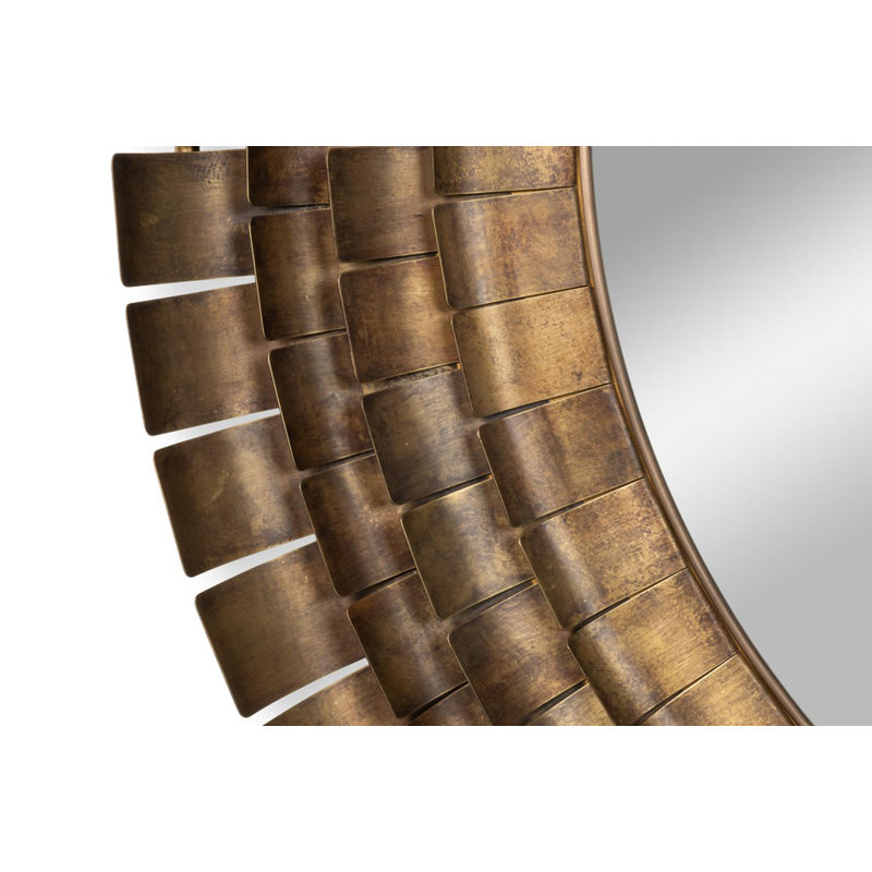 Mistral Round Metal Mirror