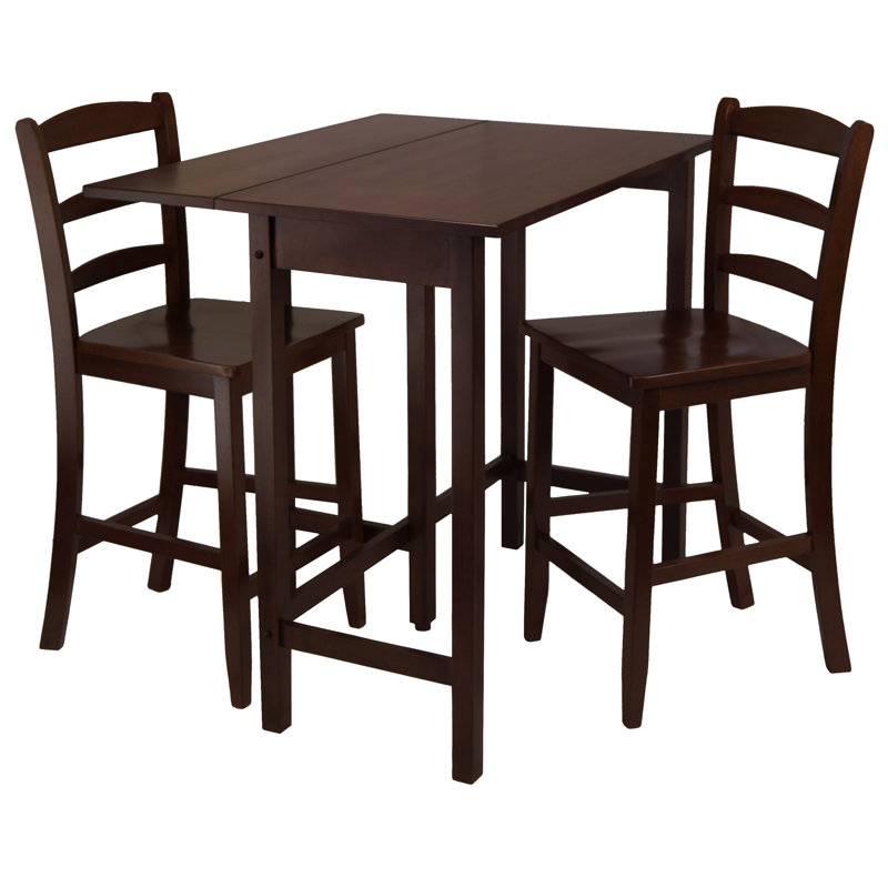 2 - Person Solid Wood Top Four Leg Dining Set
