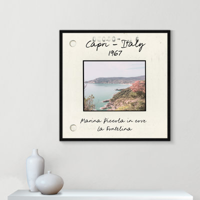 Travel Slide Collection "Capri, Italy - Marina Piccola" Print