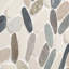 Nature Oval Raja Blend Pebble Mosaic Tile-1010604737