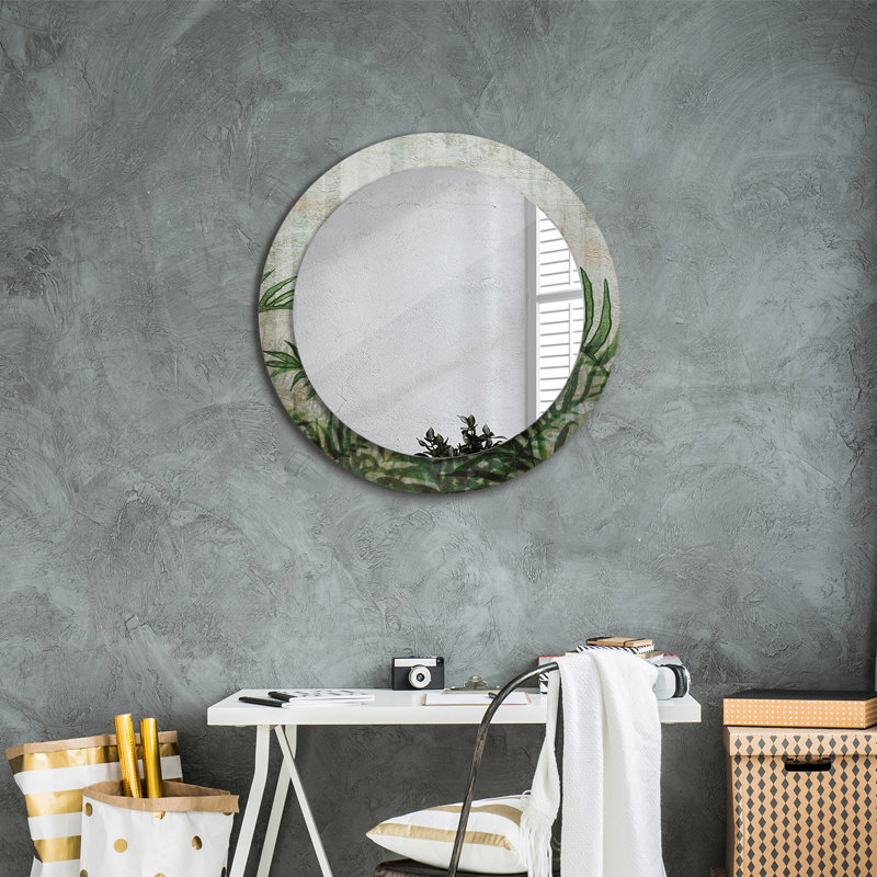 Huldar Glass Flat Wall Mirror