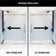 Elan 68-72" W x 74" H Sliding Frameless Shower Door with 3/8" Clear Glass