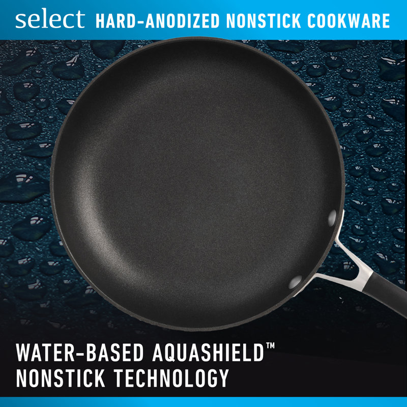 Select by Calphalon Hard-Anodized Nonstick 12" Frying Pan with Lid
