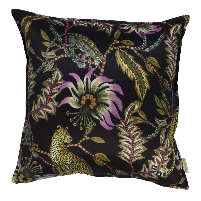 Ardmore 'Monkey Bean' Velvet Pillow, Night