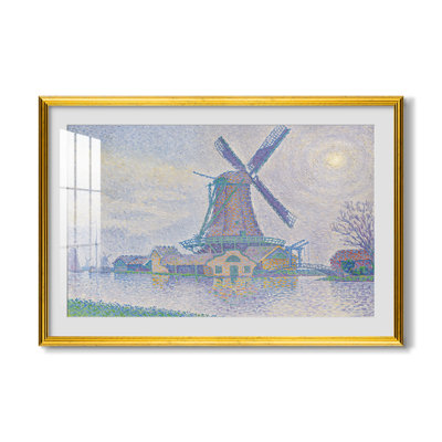 Moulin d'Edam (Moulin d'Edam), 1896 - Paul Signac - Toile encadrée sur mesure