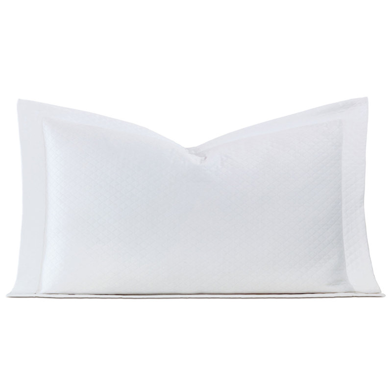 Matera Pillow Sham, King, White