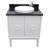 Crumley 31'' Free-standing Single Bathroom Vanity with Stone Vanity Top-27808924