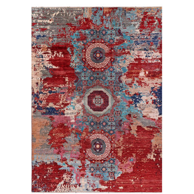 One-of-a-Kind 9'10" X 13'9" Wool Area Rug in