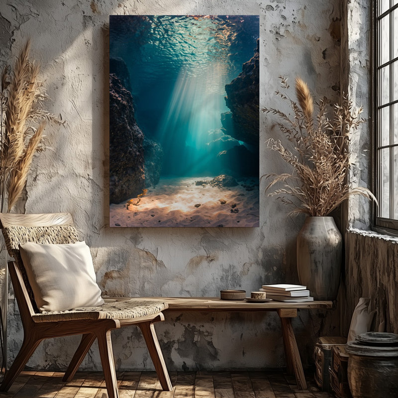 Reproduction d'art sur toile, H 12 po x l 9 po