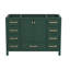 Meuble-lavabo pour salle de bain, meuble-lavabo autoportant avec plateau, armoire de rangement pour salle de bain en bois massif vert-2122820623-2122820617