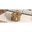 Table basse rustique moderne avec tiroirs et lattes verticales stables
