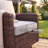 Swivel Patio Wicker Lounge Chair with Cushions-1667446606