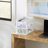 Gracious Living Mini 2 Drawer Desk Organizer With Organizational Flip Top, White