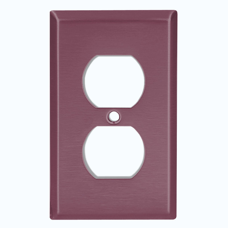 Plaque murale 1 sortie, Boysenberry - mauve