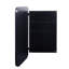 Armoire à pharmacie de salle de bain avec miroir: cadre en métal noir encastré de 20 po x 30 po, tablettes réglables - qualité, brouillard, corrosion, qualité de trait résistant-1560668334-1560668304