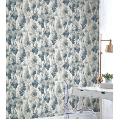 Mirage Navy Peel & Stick Wallpaper