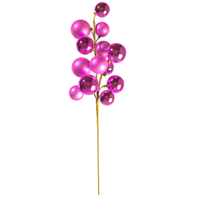  Vaporisateur d'ornement boule rose 30 po., Rose millennial