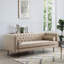 Canapé Chesterfield en velours avec coussins réversibles 79 po Dario-1707549595