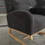 049-Chaise berçante en tissu avec pieds en bois-912336965
