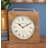Traditional Analog Solid Wood Quartz Movement / Crystal Tabletop Clock in Brown-2056793742