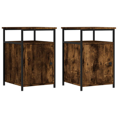 Macbean 40cm W Iron Bedside Table