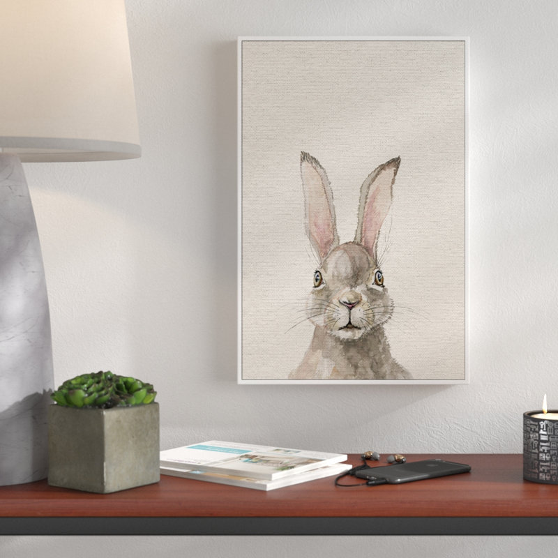 «Bunny Eyes II», toile encadrée, H 45 po x l 30 po x P 1,5 po