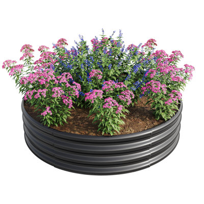 2Pcs W840116764 Metal Planter Box For Growing Carrot And Vegetables, Open Bottom Nutrient Uptake Galvanized Beans Root Drainage Protection