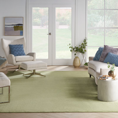 Nourison Essentials Green Indoor/Outdoor Area Rug