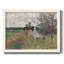 Promenade A Argenteuil 1875 par Monet, reproduction d'art sur toile-201216363-201216362