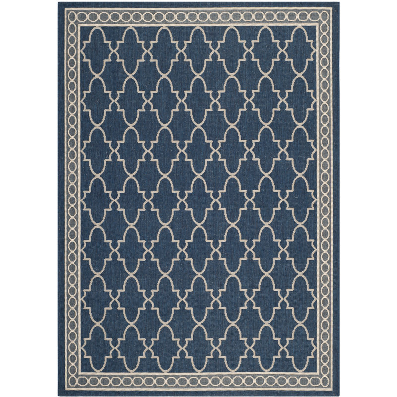 Tapis géométrique Herefordshire Performance, Rectangle 6 pi 7 po x 9 pi 6 po