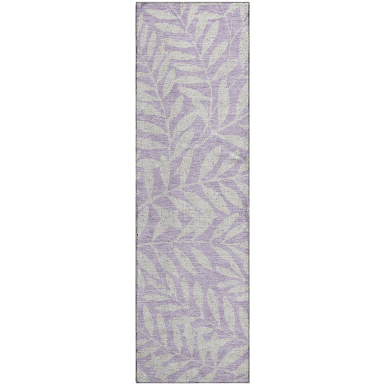 Premium Machine Washable Prisco Lavender Rug