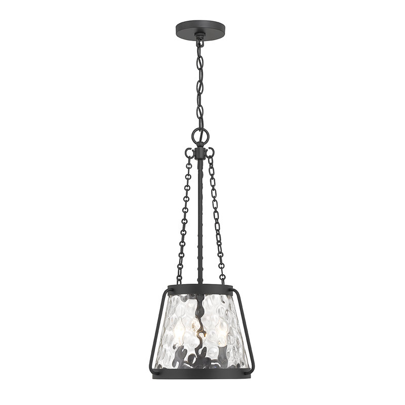 Arieus 3-Light Geometric Pendant in Gold, Gold, 25.5" H x 12" W x 12" D, 3 Lights