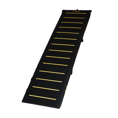 Rampe réfléchissante pliable très large pour animaux