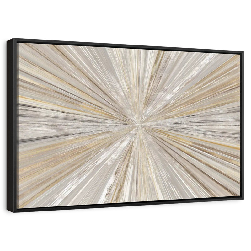 Lumière chatoyante, Cadre flottant noir, 40 po x 27 po