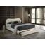 Lit 1 pièce Boucle, tête de lit courbée avec rangement FB-271503835-271503836