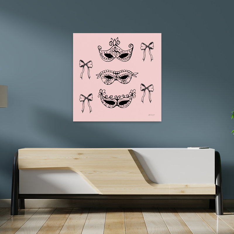 Masquerade Masks Art contemporain, H 36 po x l 36 po