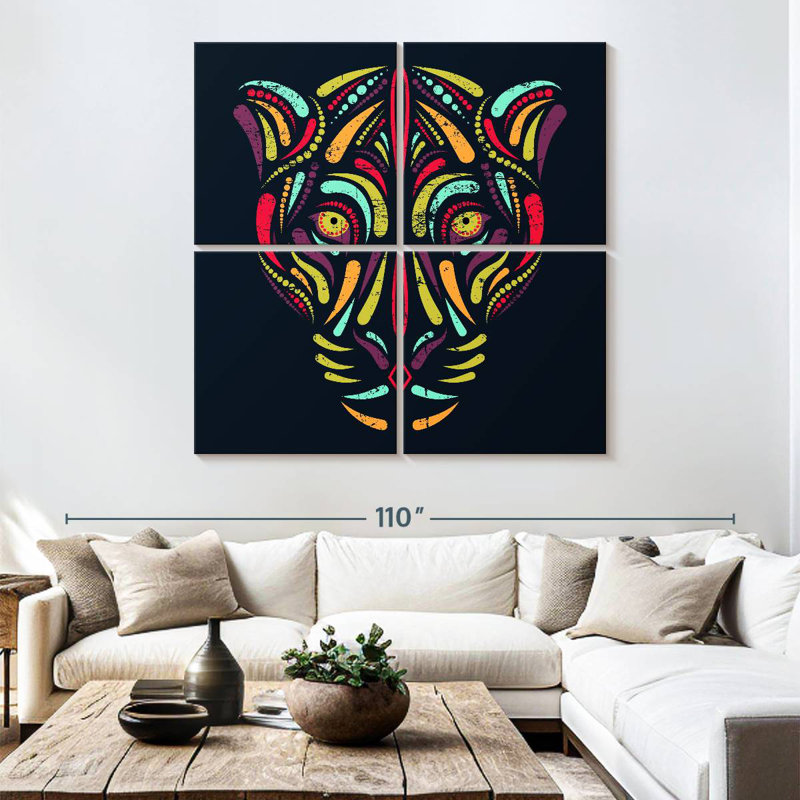 «Brampt Jaguar Face Abstract»