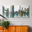 NY Skyline - toile tendue avec châssis de qualité supérieure - prête à être accrochée-244462522