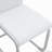 Set of 4 PU material bow-shaped dining chairs-115824334