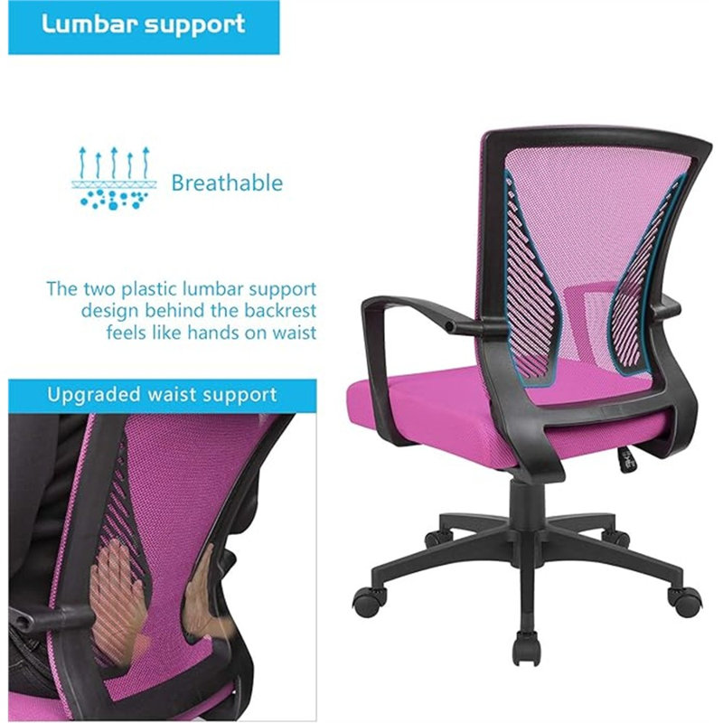 Fauteuil de bureau Furmax, Pink