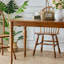Solid wood oak dining table-108223522